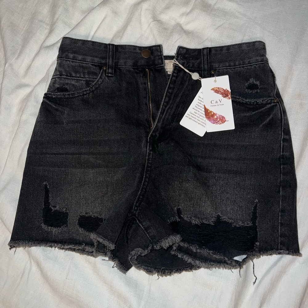 Chelsea and Violet black shorts